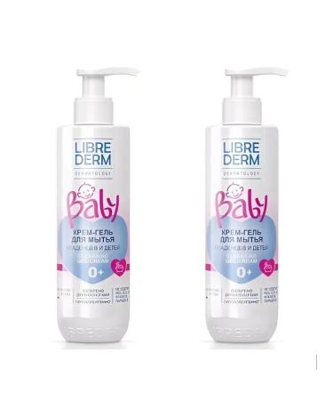 Beauty of the body Baby cream gel for washing newborns 250ml - 2pcs