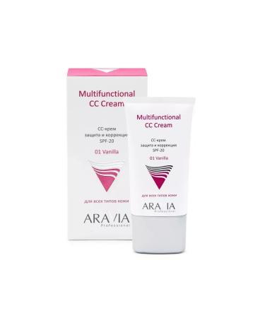 Beauty of the body Aravia Professional CC-Cream for Facial Protective SPF-20 Tone 01