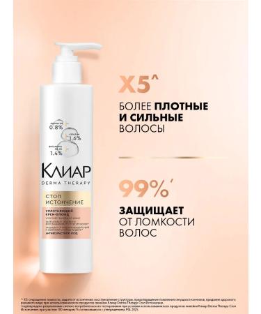 Clear Hair cream for restoration and sealing indelible - Buy Online on GoSupps.com