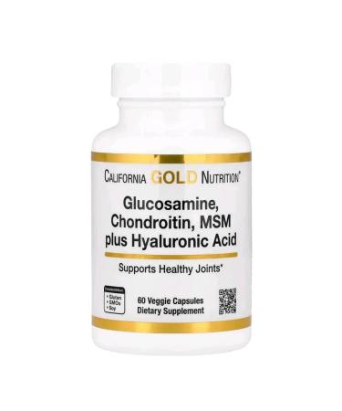 California Gold Nutrition Glucosamine chondroitin MSM 60 capsules