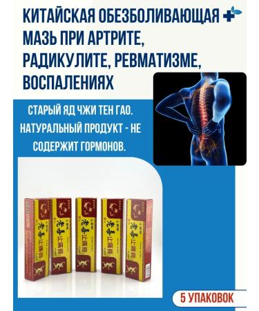 Chinese analgesic anti -inflammatory ointment