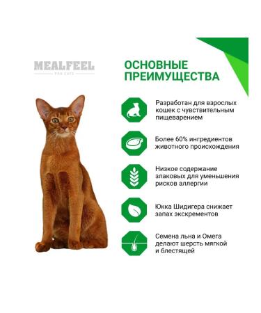 Mealfeel Cat food with turkey and salmon 7 kg - Buy Online on GoSupps.com