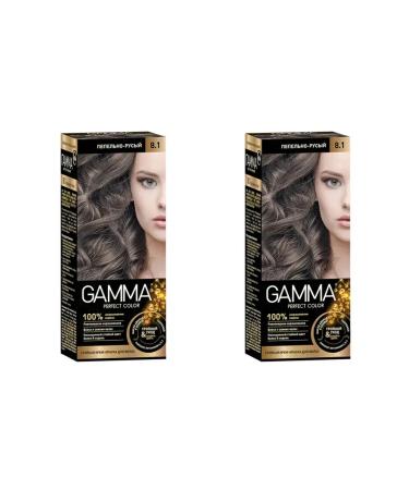 Gamma Cream-painting Perfect Color tone 8.1 ash-cornflower