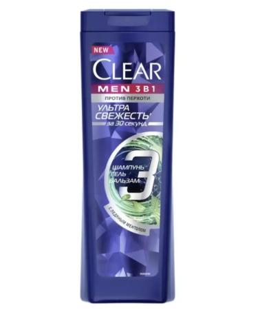 clear Shampoo 3 in 1 ultra freshness 400 ml