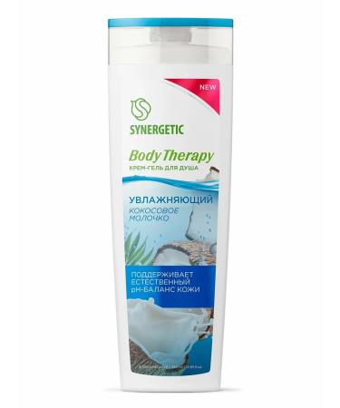 SYNERGETIC Cream-gel shower coconut milk Body Therapy 380 ml
