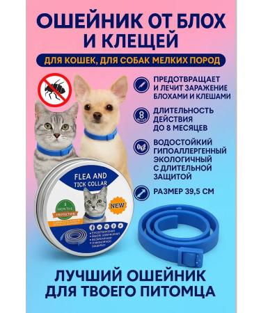 Tissuespam Flea collar for cats and dogs of small breeds