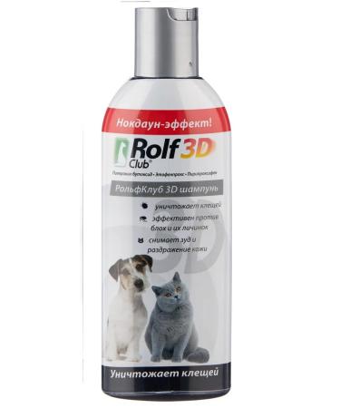 EcoProm 3D R441 Shampoo for cats and dogs from ticks and fleas 200 ml - Buy Online on GoSupps.com
