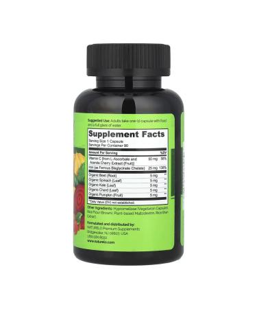 NATURELO Iron bisglcinate with vitamin C 90 capsules - Buy Online on GoSupps.com