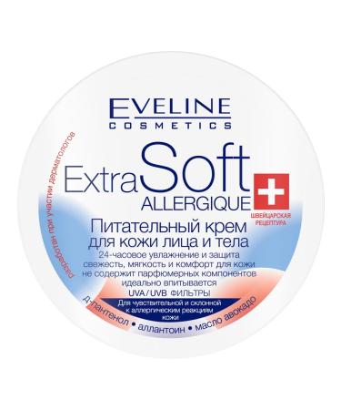 EVELINE Nourishing cream for the skin of the face and body 200 ml. -2 pcs - Buy Online on GoSupps.com