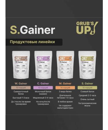 Grub's up Squirrel-carbohydrate cocktail (Heiner) S. Gainer Orange 2.5kg - Buy Online on GoSupps.com