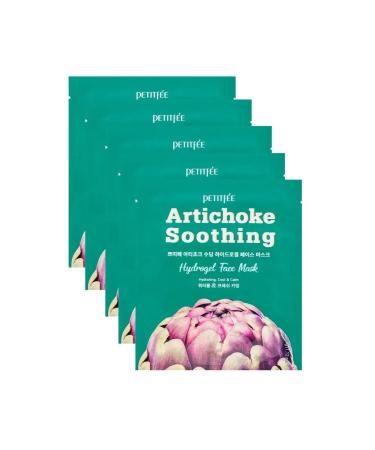 Petitfee Anti -edged hydrogel mask with artichoke 5 pcs
