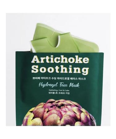 Petitfee Anti -edged hydrogel mask with artichoke 5 pcs - Buy Online on GoSupps.com
