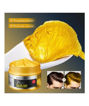 SADOER Yellow washed out hair wax for styling - Buy Online on GoSupps.com