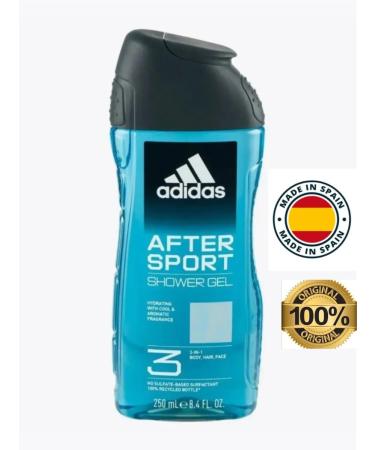 adidas AFTER SPORT shower gel 3 in 1 250 ml - Buy Online on GoSupps.com