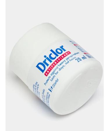 Driclor Antiperspirant from strong sweating driklore 20 ml - Buy Online on GoSupps.com
