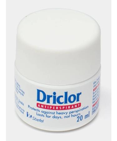 Driclor Antiperspirant from strong sweating driklore 20 ml - Buy Online on GoSupps.com