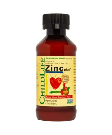 ChildLife Zinc with the taste of mangoes and strawberries 118 ml