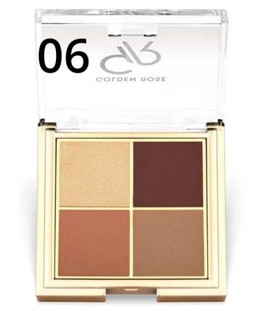 Golden Rose Eyeshadow Palette shining shadow palette evening daytime 06 - Buy Online on GoSupps.com