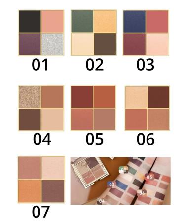 Golden Rose Eyeshadow Palette shining shadow palette evening daytime 06 - Buy Online on GoSupps.com