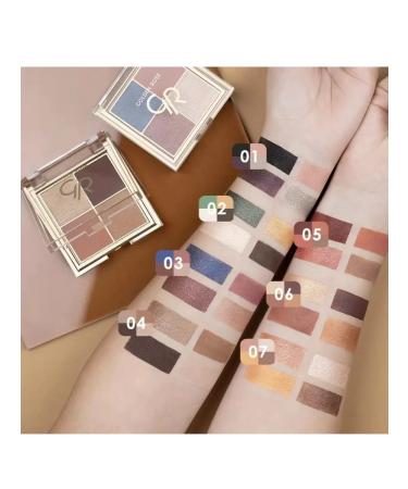 Golden Rose Eyeshadow Palette shining shadow palette evening daytime 06 - Buy Online on GoSupps.com