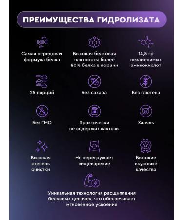 HORUS Whey protein hydrolysate for weight loss and muscle gain 30g protein 1 kg. - Buy Online on GoSupps.com