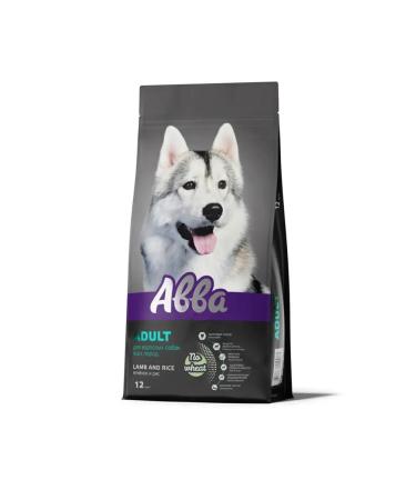 ABBA Adult feed for dogs of all breeds lamb and rice 12 kg