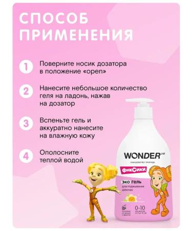 Wonder Lab Children's gel for intimate hygiene for girls washing - Buy Online on GoSupps.com