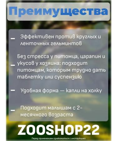 AVZ Dyronet Sand-for Drops on the withers for dogs from worms 4 ml - Buy Online on GoSupps.com