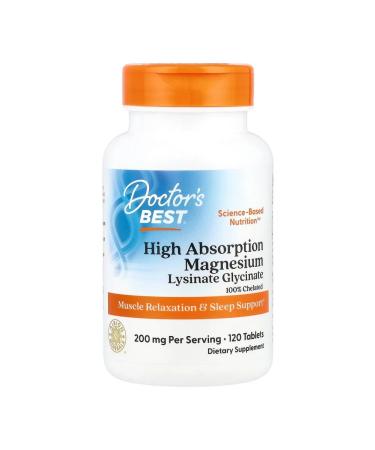 Doctor's Best 100%chelat magnesium 100 mg 120 tablets - Buy Online on GoSupps.com
