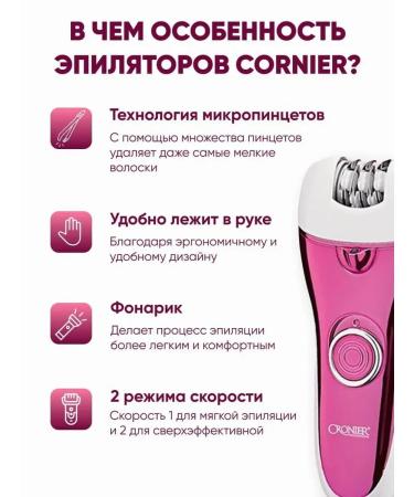 CRONIER / Women's body epilator women's epilator - Buy Online on GoSupps.com