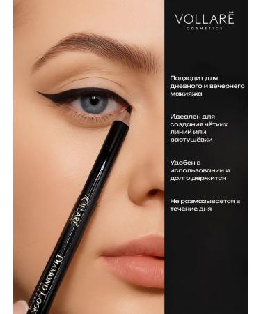 Vollare Eye pencil matte persistent black - Buy Online on GoSupps.com