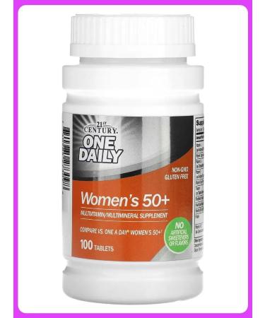 21st Century Multivitamins for women over 50 years old 100 tablets