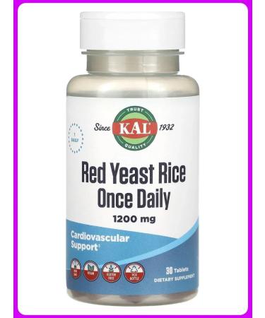 KAL Red Fermented Rice 1200 mg 30 tablets