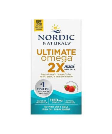 Nordic Naturals Omega 120 mg 60 mini-capsule - Buy Online on GoSupps.com