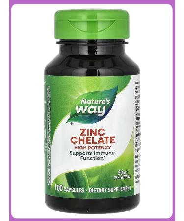 Nature's Way Helat zinc 30 mg 100 capsules