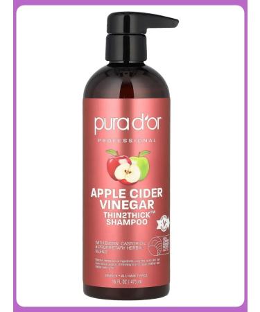PURA D'OR Thin2THick apple cider shampoo 473 ml