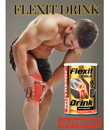 Joints Nutrend Flexit Gold Drink 400 g Black currant - Buy Online on GoSupps.com