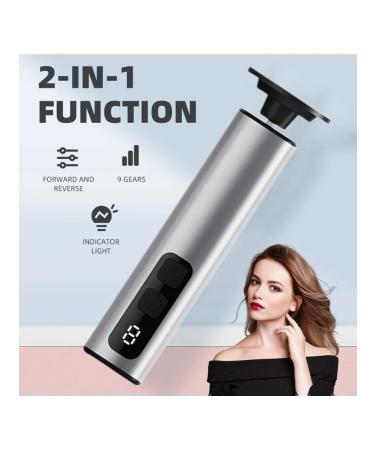 2 in 1 Electric Foot Callus Remover 9 Speeds Foot File Nail