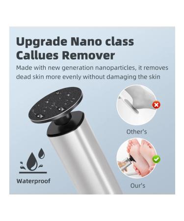 2 in 1 Electric Foot Callus Remover 9 Speeds Foot File Nail - Buy Online on GoSupps.com