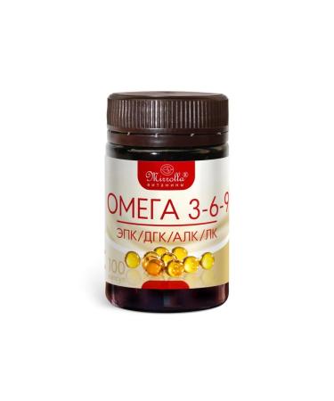 Mirolla Omega 3 6 9 fish oil vitamins Bad 100 capsules - Buy Online on GoSupps.com
