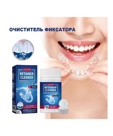 Dentures cleaning the tablets suppress the growth of bacteria - Buy Online on GoSupps.com