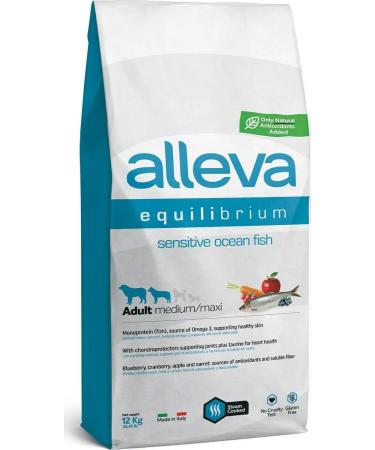Alleva Dry food for dogs Equilibrium Fish Rice 12 kg