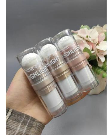 Highlighter Styk with a sponge in a row 3