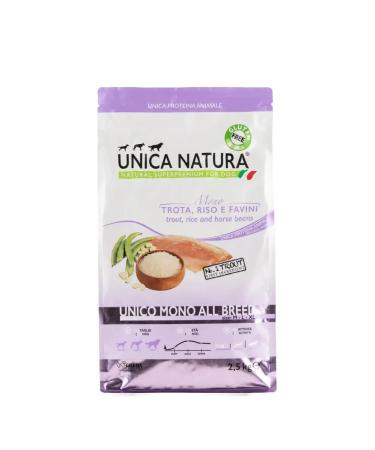 Unica Natura Unica dry dog food trout 2.5 kg