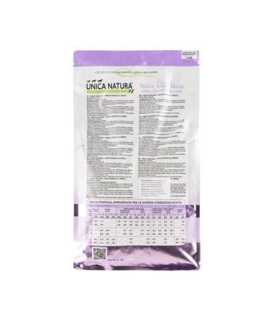 Unica Natura Unica dry dog food trout 2.5 kg - Buy Online on GoSupps.com