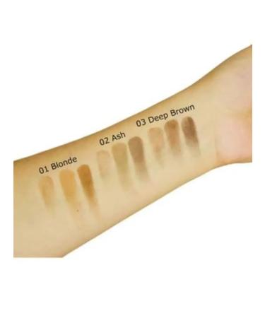 Golden Rose Set for staining the styling of eyebrows wax and powder 01 blond - Buy Online on GoSupps.com