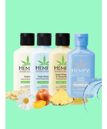 HEMPZ Road body set moisturizing and rejuvenation 4