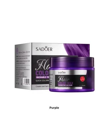 SADOER Wax-color for hair purple