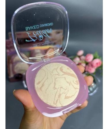 Baked face highlighter