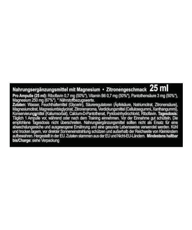 GoldNutrition Magnesium Magnesium 250 mg + b6 10 x 25 ml lemon - Buy Online on GoSupps.com